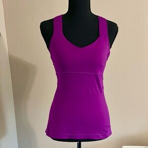 Lululemon Purple Sleeveless Top
